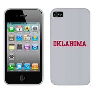  University of Oklahoma Oklahoma on Verizon iPhone 4 Case 