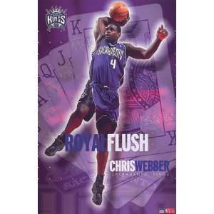 Chris Webber (Royal Flush) Sports Poster Print   24 X 36