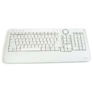  Genuine DELL White Wireless Multimedia 104 Key Slim Keyboard 