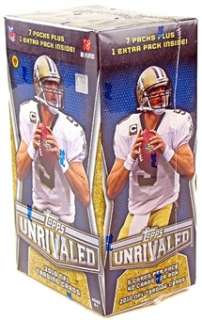 2010 TOPPS UNRIVALED FOOTBALL Blaster Box From Sealed Case $12.95 