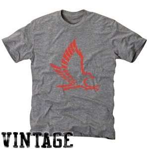  NCAA Hartford Hawks Ash Distressed Logo Vintage Tri Blend 
