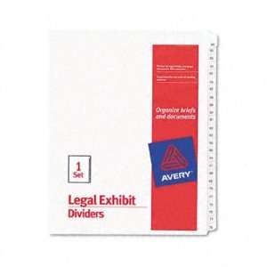  Avery Allstate Style Legal Side Tab Dividers AVE01703 