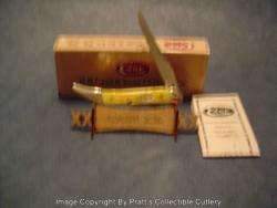 CASE 1999 YELLOW TEXAS TOOTHPICK KNIFE MINT N BOX  