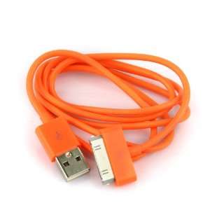   Cable Cord for Apple iPhone iPod iTouch Orange 
