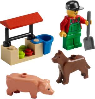 LEGO City 7566 Pig Farmer Farm Dog Town Animals BRAND NEW!  