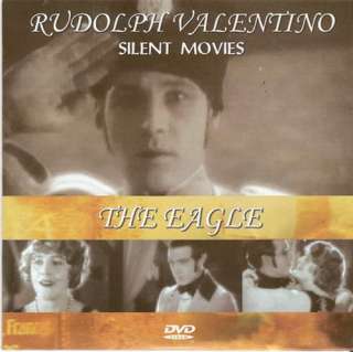 THE EAGLE ( RUDOLPH VALENTINO ) SILENT MOVIE RARE DVD  