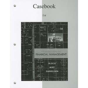  Casebook to accompany Foundations of Financial Management 