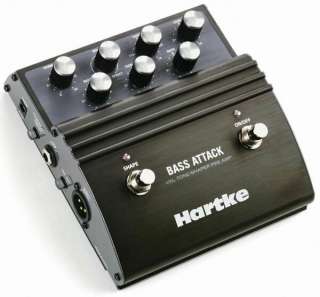 Hartke VXL Attack Bass Guitar Pre Amp/Direct Box Pedal 809164004424 