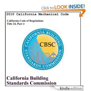 2010 California Mechanical Code California Building Standards 