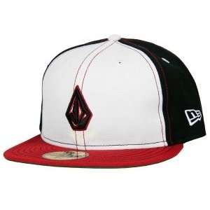  Volcom Clothing Color Block Fitted Hat: Sports & Outdoors