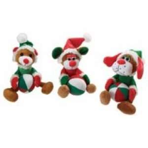  Holiday Petz Plush Mouse with Ball for Dogs