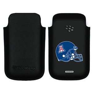  University of Arizona Helmet on BlackBerry Leather Pocket 