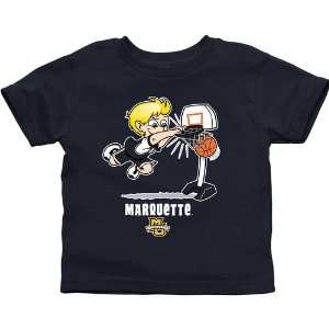 NCAA Marquette Golden Eagles Toddler Boys Basketball T Shirt   Navy 