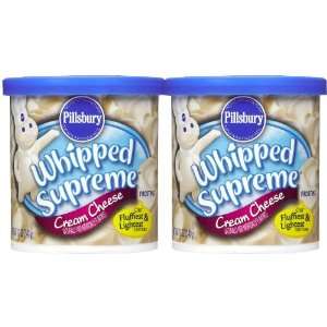 Pillsbury Whipped Supreme Cream Cheese Frosting, 12 oz, 2 pk  