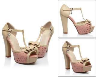 2012 New Fashion Princess High Heels Shoes Vogue Platform Pumps 