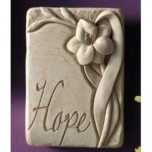  Cast Stone Expressions Collection   Engraved Word Hope 
