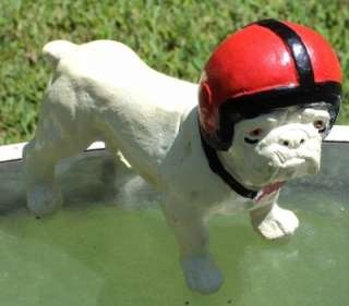 Vintage Bulldog football figurine UGA Univ of Georgia  