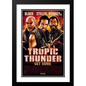  Tropic Thunder 32x45 Framed and Double Matted Movie Poster 
