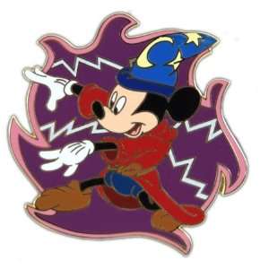  Disney Pins Sorcerer Mickey Mouse Lightning: Toys & Games