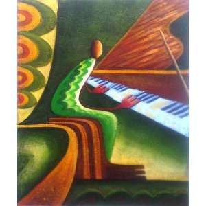 The Pianist Oil Painting on Canvas Hand Made Replica Finest Quality 24 