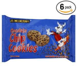 La Moderna Chocolate Chip Cookies, 16 Ounce (Pack of 6)  