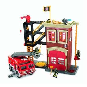  Fisher Price Imaginext Firehouse with Truck Playset: Home 