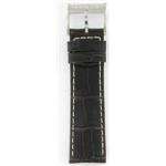Hamilton 22mm Brown Leather Watch Band w/ TWO BUCKLES  