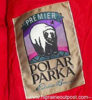 Eddie Bauer Premier Polar Parka Goose Down Coat Womens Size Small 