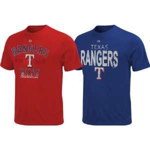 Texas Rangers Athletic History Primary/Secondary Color 2 T Shirt Combo 