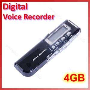 4GB Digital Voice Recorder Dictaphone MP3 Player 650Hr  