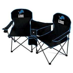 Detroit Lions NFL Deluxe Folding Conversation Arm Chair by Northpole 