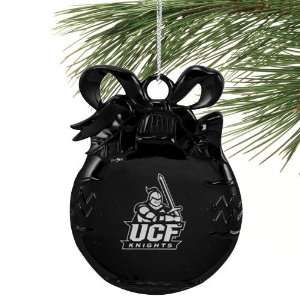  NCAA UCF Knights Black Flat Ball Ornament Sports 