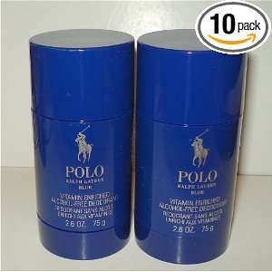  2 Ralph Lauren Polo Blue Deodorant 2.6z/75 G: Health 