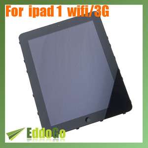   Display + Touch Screen Digitizer Assembly for iPad 1st Gen 1 3G / Wifi