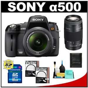  Sony Alpha A500 Digital SLR Camera Body & DT 18 55mm SAM 