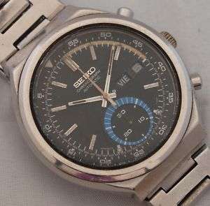 Vintage SEIKO Day Date Chronograph Automatic Watch 6139  