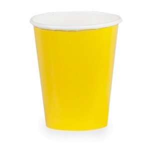   School Bus Yellow (Yellow) 9 oz. Paper Cups (24 count): Toys & Games