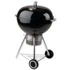 Weber 751001 22.5 Inch One Touch Gold Charcoal Grill, Black