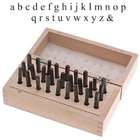 Beadaholique 27 Piece Lowercase Block Letter Alphabet Punch Set For 