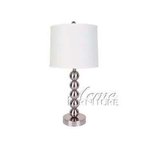  Silver Table Lamp By Acme Furniture: Home & Kitchen