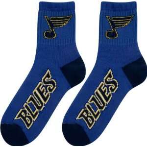    St. Louis Blues Team Color Quarter Socks