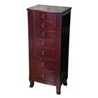Mele Avalon Jewelry Armoire in Cherry