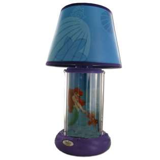 KNG Disney Princess Little Mermaid Ariel Revolving Childrens Lamp