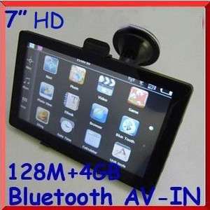 Bluetooth AV IN HD GPS 600MHz 128M RAM+4G 2010 Map  