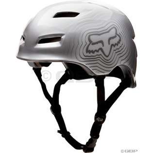 Fox Racing Transition Helmet: Silver; LG/XL at 