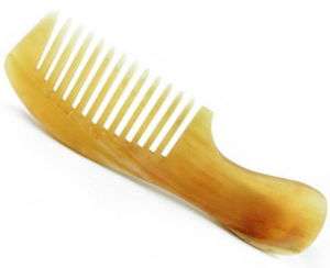 Mongolian Natural Genuine Ox Horn Hair Comb STRONG NEW  