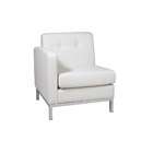 White Faux Leather Chairs  