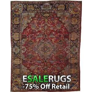  9 7 x 12 7 Kashmar Hand Knotted Persian rug