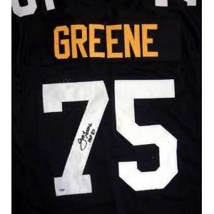  Mean Joe Greene Autographed Pittsburgh Steelers Jersey HOF 