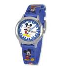 jewelry adviser watches disney kids mickey mouse printed fabric band